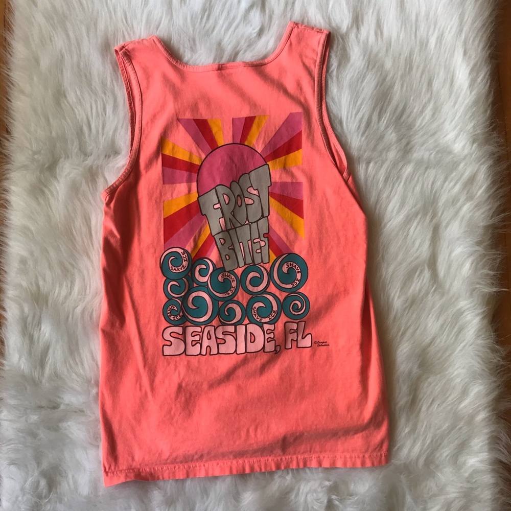 Vintage 90’s neon beach top